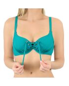 Haut de maillot de bain balconnet à coques Allure vert