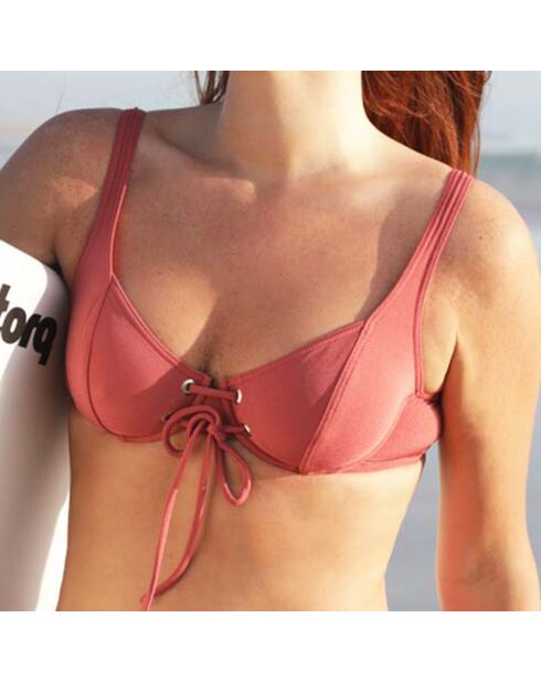 Allure oudroze top met beugel