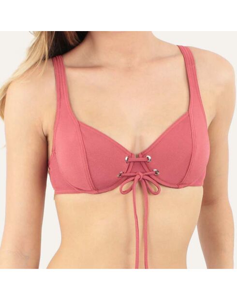 Allure oudroze top met beugel