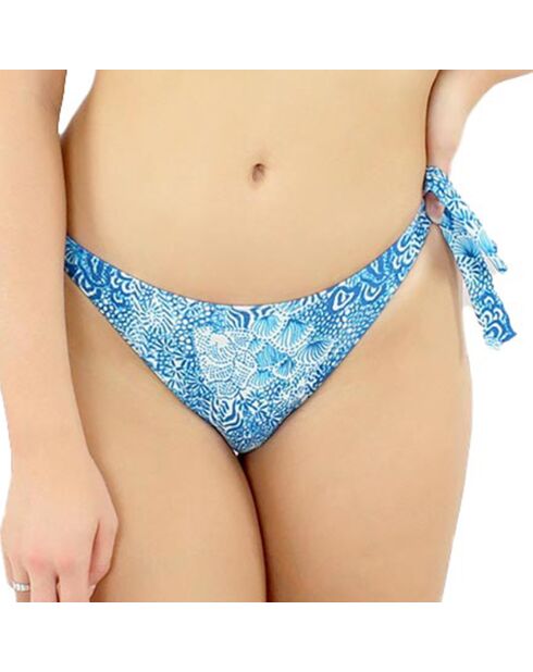 Bas de maillot de bain brésilien Liscia bleu