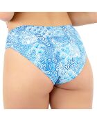 Bas de maillot de bain Drapee Liscia bleu