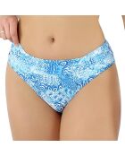 Bas de maillot de bain Drapee Liscia bleu