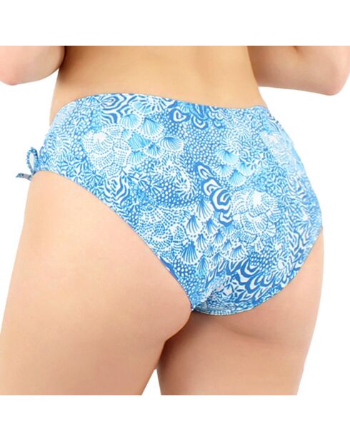 Bas de maillot de bain Reglable Liscia bleu