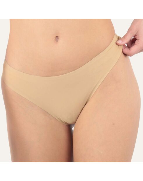 Perizoma invisibile beige