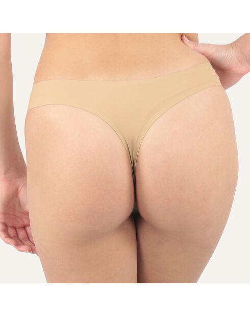 Perizoma invisibile beige