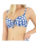Haut de maillot de bain balconnet à coques Noumea bleu