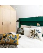 Plaid Zazu Chambray olive - 200x135 cm