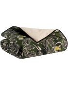 Plaid Zazu Chambray olive - 200x135 cm