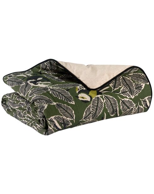 Edredon Zazu Chambray olive - 200x85 cm