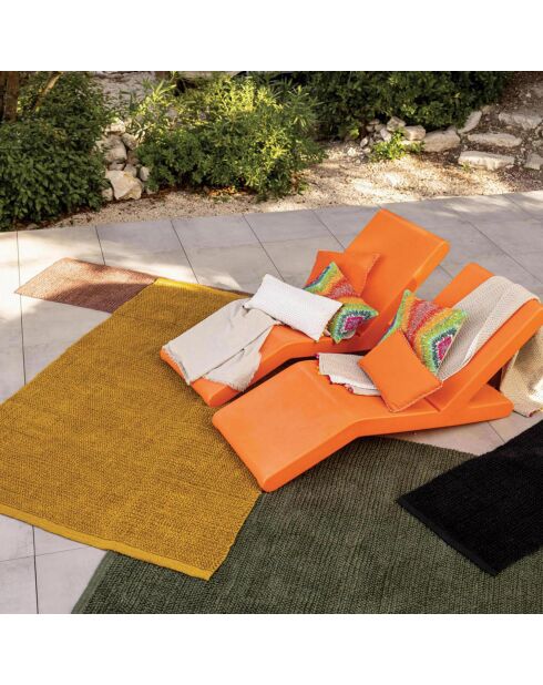 Coussin Stella Brodé multicolore - 45x45 cm