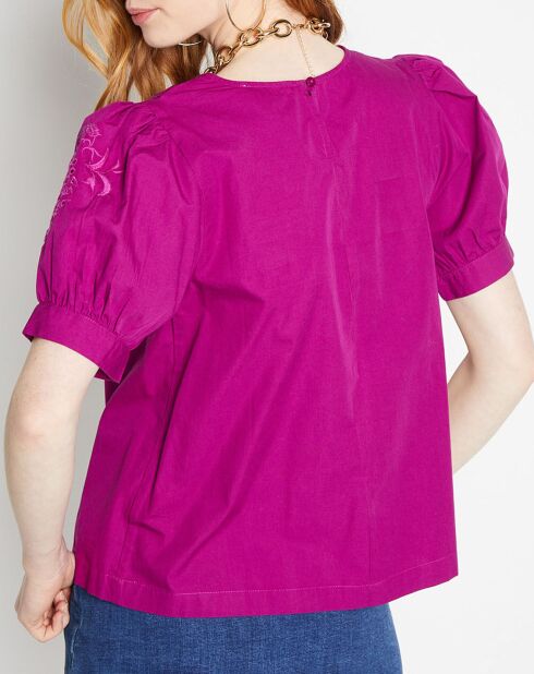 Arsene Top mit schwarzen Johannisbeeren