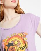 T-Shirt Sisters mauve