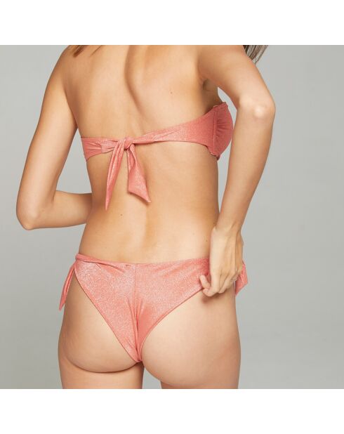 Bas de maillot de bain Emilie rose