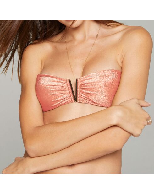 Haut de maillot de bain Shiraz  rose