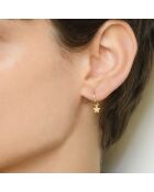 Boucle d'oreille unitaire Isis or jaune