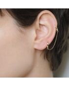 Bijou d'oreille unitaire Menottes or jaune