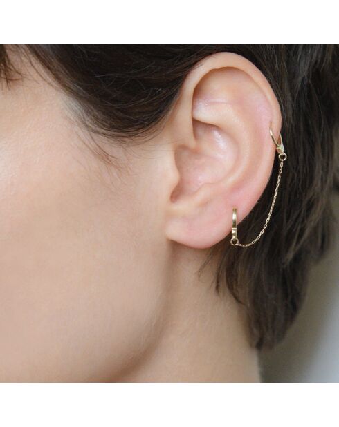 Bijou d'oreille unitaire Menottes or jaune
