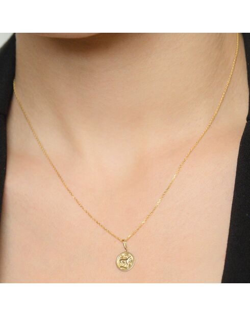 Astro Lisse Aries Anhänger aus Gelbgold