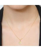 Astro Lisse Pisces Anhänger aus Gelbgold