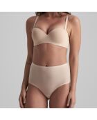 Culotte haute doux & extensible beige