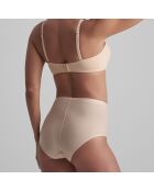 Culotte haute doux & extensible beige