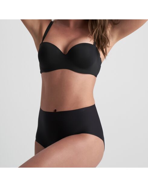 Braguitas altas negras suaves y elásticas