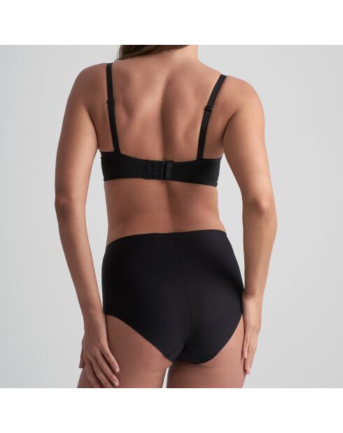 Braguitas altas negras suaves y elásticas