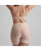 Beigefarbene, weiche Stretchshorts