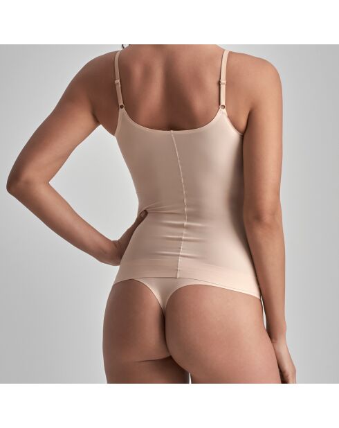 String extensible doux beige