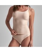 Débardeur doux et extensible beige