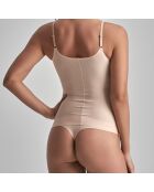 Débardeur doux et extensible beige