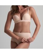 Beige strapless bh met diepe halslijn