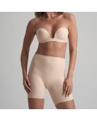Beige strapless bh met diepe halslijn
