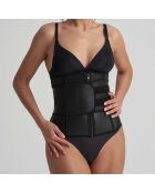 Zwarte tailleriem met hoge taille