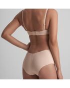 Beiges Höschen mit tiefem Rücken und mittelhohem Bund