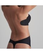 String taille moyenne plongeant dans le dos noir