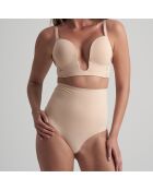 String taille haute Core Control beige