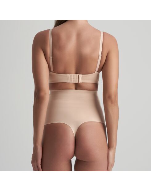 String taille haute Core Control beige