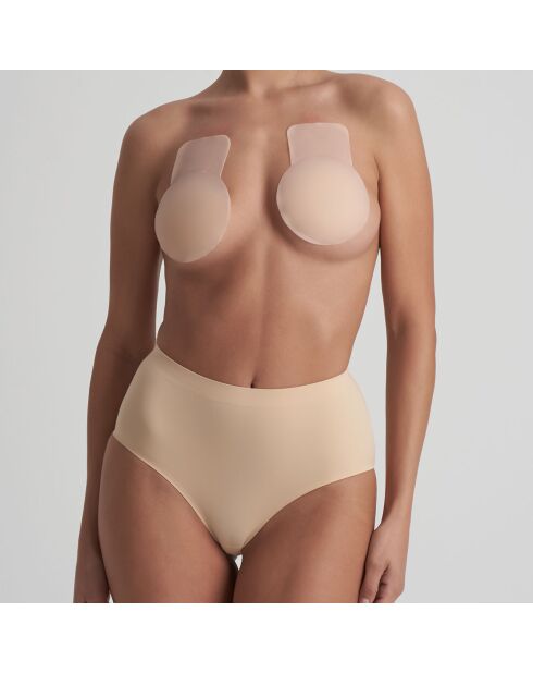 Beigefarbene Modellierschalen aus Silikon