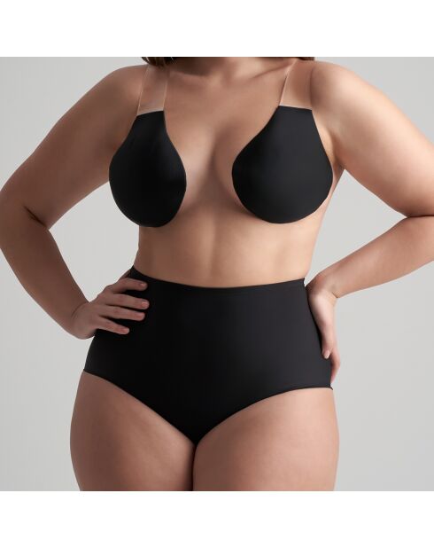 Zwarte sculpturale schelpen