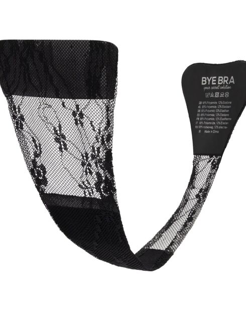 String Adhésif motif dentelle noir