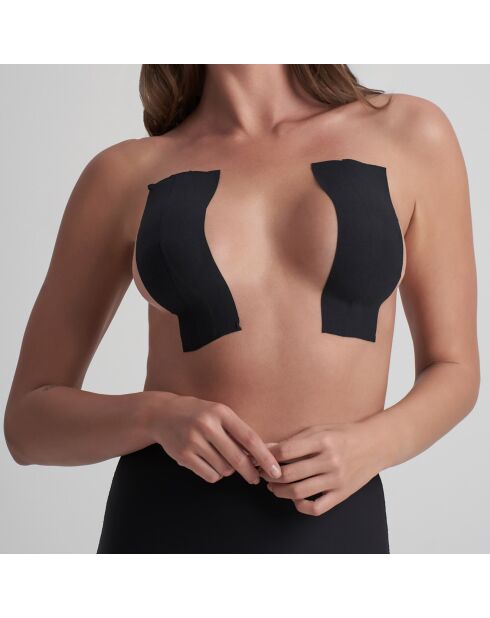 zwarte zelfklevende rol van 5 m