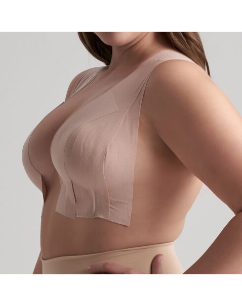 Rouleau Adhésif 5m & 6 Cache-Tétons satinés beiges