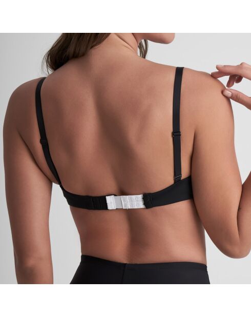 3 extensores de espalda para sujetadores, 2 ganchos, beige/negro/blanco