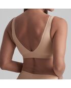 Sujetador beige profundo