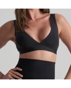 Zwarte bh met diepe uitsnijding