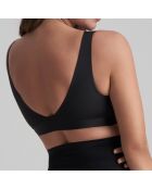 Zwarte bh met diepe uitsnijding