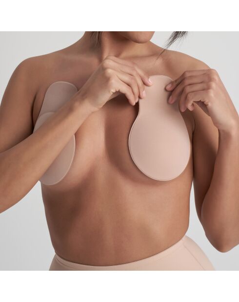 Publ-ups de tela beige