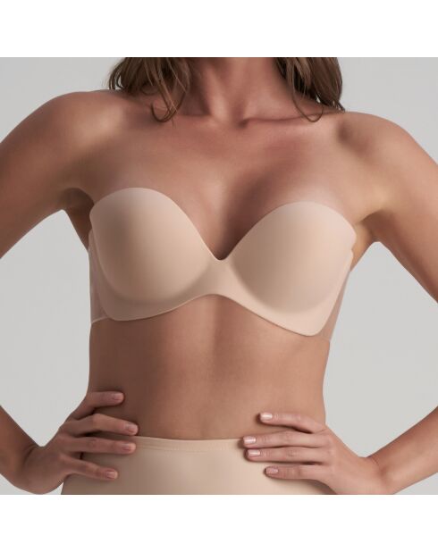 Reggiseno beige invisibile