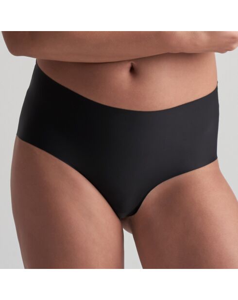 2 Culottes taille haute beige/noir